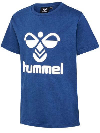 Hummel Kids' hmlTRES T-Shirt Short Sleeve Dark Denim 116, Dark Denim