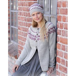 �Old Mill�by DROPS Design Jakke Strikkeoppskrift str. S XXXL Small