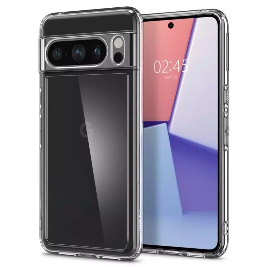 Spigen Ultra Hybrid Mobildeksel til Google Pixel 8 Pro - Gjennomsiktig TPU