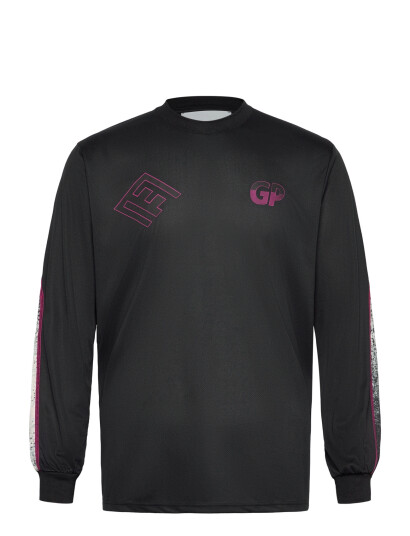 Garment Project Technical Long Sleeved Tee   Black   Black   S
