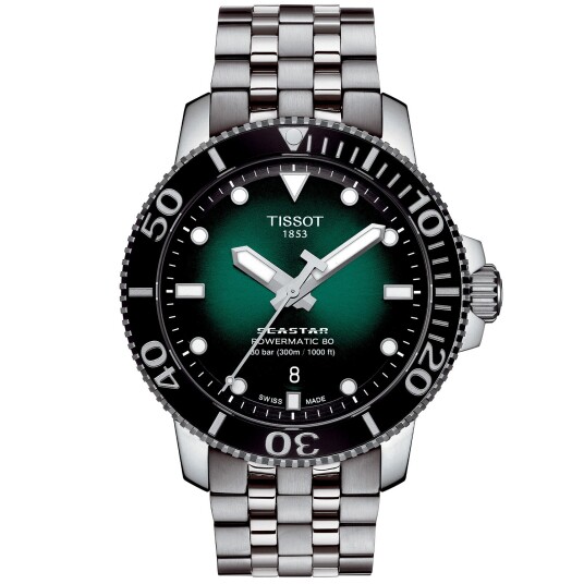 Tissot Watch Seastar 1000 Powermatic 80 T1204071109101 - Herre - 46 mm - Analog - Automatisk - Safirglass