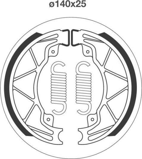 Bremsesko sett sbs 2205