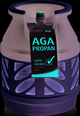 Aga Propan flaske u/gass kompositt 5kg Aga Propan flaske u/gass kompositt 5kg