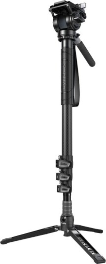 SmallRig 6623 Carbon Fiber Monopod (4 sections) with Videohead