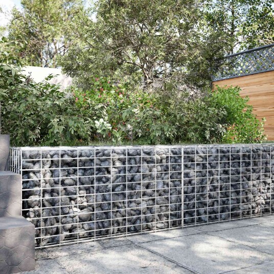 vidaXL Gabion med 3,5 mm tråd og 5x10 cm mesh 50x30x50 cm