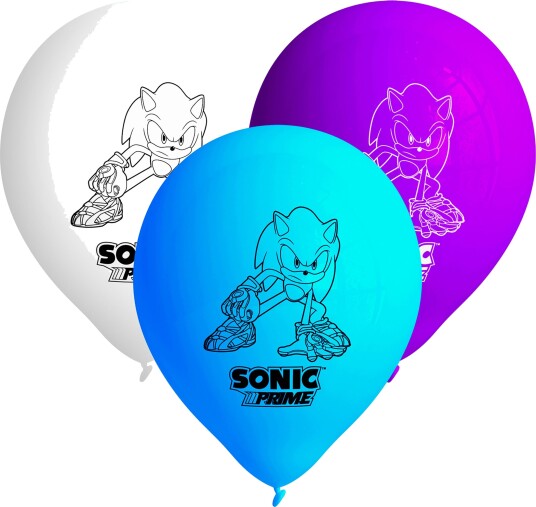 Santex Ballonger Sonic Prime™ 8-pakning 9843 0-99