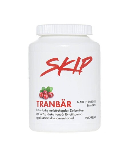 SKIP Tranebær 90 Kapsl. SKIP Tranebær 90 Kapsl.
