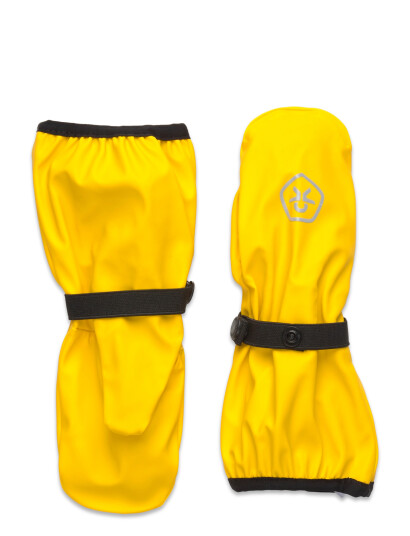 Color Kids Mittens Pu Yellow 2 4Y