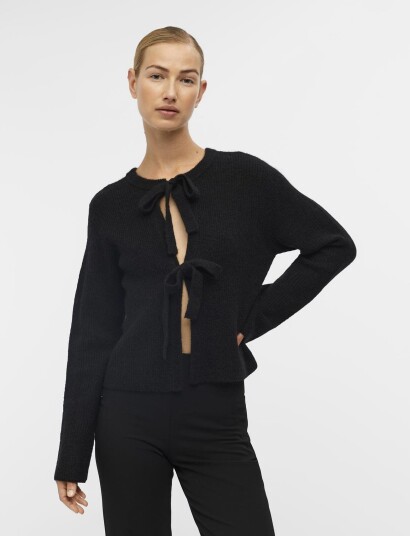 Object Objparvi Knit Cardigan Noos   Black   M
