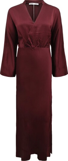 Ahlvar Gallery Niva Dress BURGUNDY L