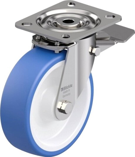Blickle 937268 Lx-Poths 125Xr-St Styrehjul I Rustfritt Stål Ø125 Mm Bæreevne Maks. 250 Kg 1 Stk