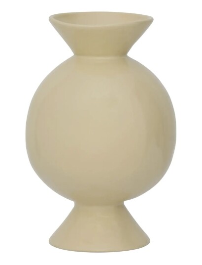 Urban Nature Culture Urban Nature Culture Vase Kudos Cream H 26CM Urban Nature Culture Urban Nature Culture Vase Kudos Cream H 26CM