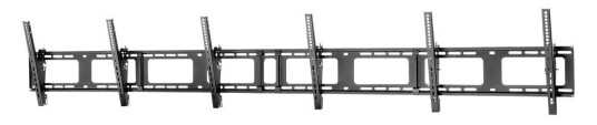 StarTech Triple-Display TV Wall Mount - Menu Board Mount - Landscape - brakett - for menybrett - svart