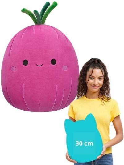 Squishmallows Azizbek rødløk kosepute 30 cm