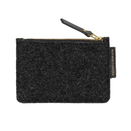 Lommebok P.A.P. Ull Transparent Black Lommebok P.A.P. Ull Transparent Black