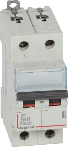 Legrand DX³ MCB automatsikring B40 2P 2M 10/16kA