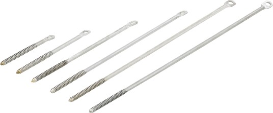 Joma 1244250 Murkrampe NR 12, pendel med tregjenge, 100-pakning 4,4 x 250 mm, Innfesting