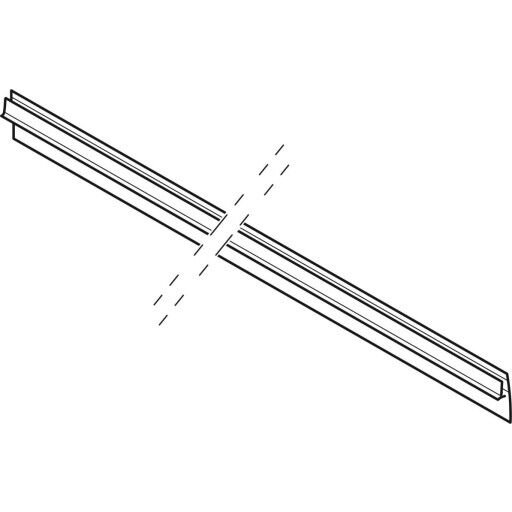 Contura Shower Space tetningslist mot gulv, til dusjdør, 90 cm, plast