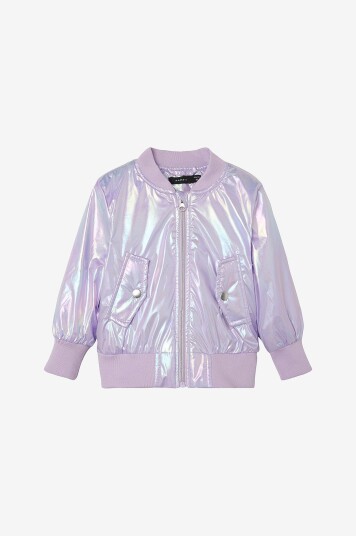 Name It Jakke nmfMovie Bomber Jacket Foil Lilla