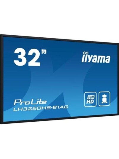 iiyama ProLite LH3260HS-B1AG 32" Full HD LED LCD-skjerm med innebygd
SoC-mediespiller