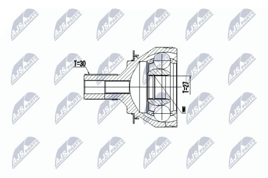 Nty Drivknute drivaksel NTY NPZ ME 023