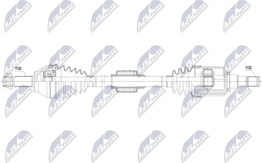 NTY NPW MG 005 Drivaksel