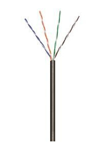 Goobay U/UTP Outdoor Cable Cat5e. CCA. Black. 100m Factory Sealed