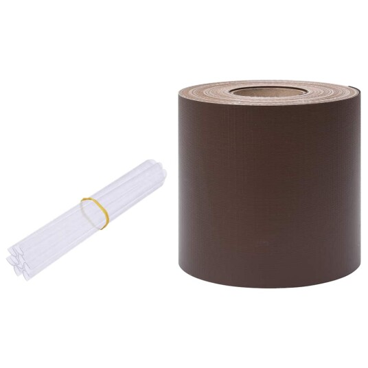  Hageskjerm PVC 70x0,19 m brun