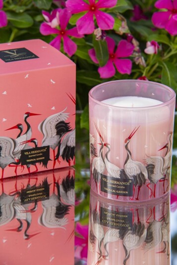 Vila Hermanos Jungle Grulla Pink Duftlys 200g