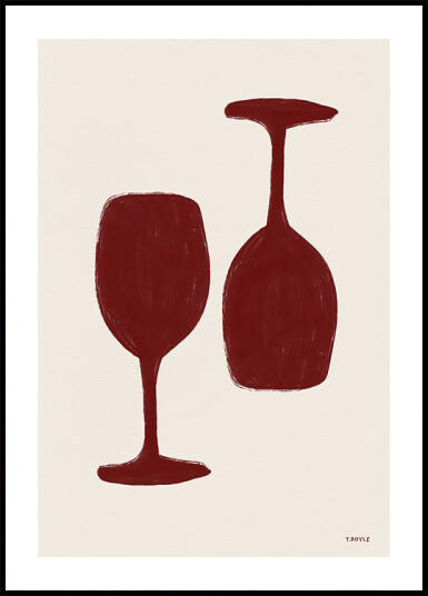 Wine time Plakat Plakat / 21x30cm