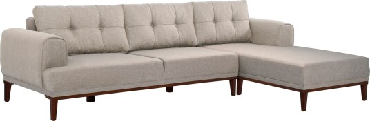 Valsot 4 seters Sofa med Divan   Krem