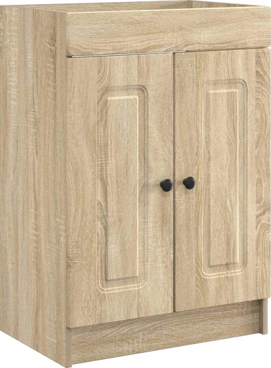 Baderomsskap under vask Sonoma eik 78,5 x 37,5 x 81 cm Baderomsskap under vask Sonoma eik 78,5 x 37,5 x 81 cm