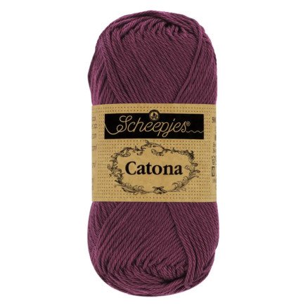 Scheepjes Catona Garn 394 Nyanse Lilla - 25g