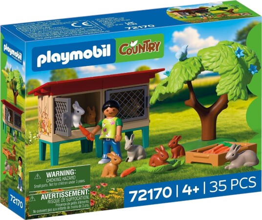 Playmobil Country 72170 Kaninbur Til Gård Byggesett 4+ År 35 Deler