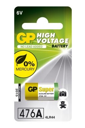 GP 4LR44 Alkalisk 6V Engangsbatteri 10-pakk for Fjernkontroll og Kamera