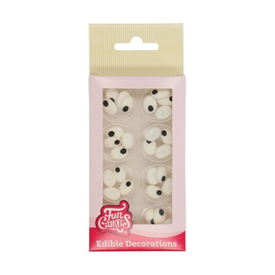 Funcakes Kakepynt Spiselige Øyne Ovale Pk/32 Funcakes Kakepynt Spiselige Øyne Ovale Pk/32