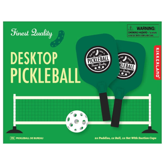 Kikkerland Pickleball på skrivebordet