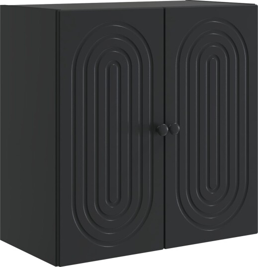 vidaXL Vegghengt skap Svart 59 x 31 x 60 cm Konstruert tre vidaXL Vegghengt skap Svart 59 x 31 x 60 cm Konstruert tre