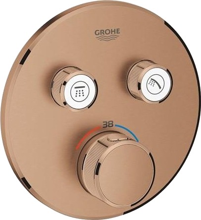 Grohtherm Smartcontroltermostat Til Indbygning Med To Ventiler Grohtherm Smartcontroltermostat Til Indbygning Med To Ventiler