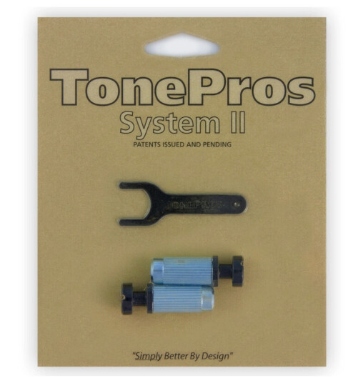 Tonepros Vm1 B - Metric Steel Locking Studs Vintage Series - Svart