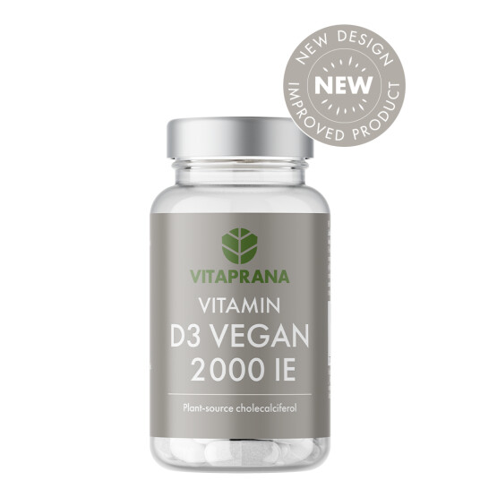 Vitamin D3 Vegan 2000 IE, 110 kapsler