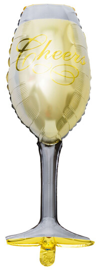 Hisab/Joker Company AB Folieballong Vinglass Cheers