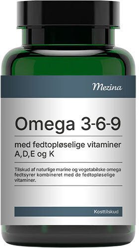 Mezina Omega 3 6 9 med vitamin ADEK 90 KAP Mezina Omega 3 6 9 med vitamin ADEK 90 KAP