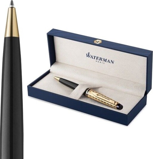 Waterman Expert The Opera Collection Black & Gold G.T. Ballpen M Blue ink