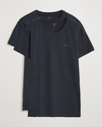 GANT 2-Pack Crew Neck T-Shirt Black