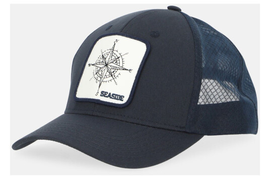 Seaside Trucker Cap Dk. Navy Compass Onesize Treningstilbehør Seaside Trucker Cap Dk. Navy Compass Onesize Treningstilbehør