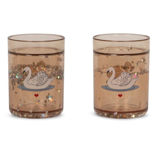 Glitter Kopper Konges Sløjd Swan 2pk