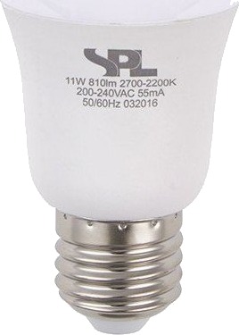 Spl E27 11W dimbar LED pære   DimToWarm 2000 2700K A60 opalglass 810lm   Dimbar : Dimbar Kulør : Dim to warm