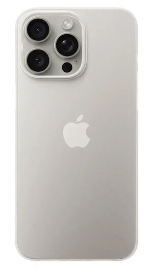 iPhone 15 Pro Max Nomad Super Slim Deksel - Frost