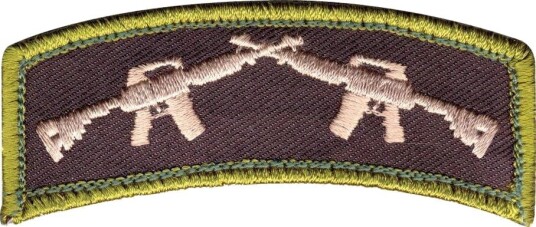 Rothco Patch Kryssede Geværer Svart